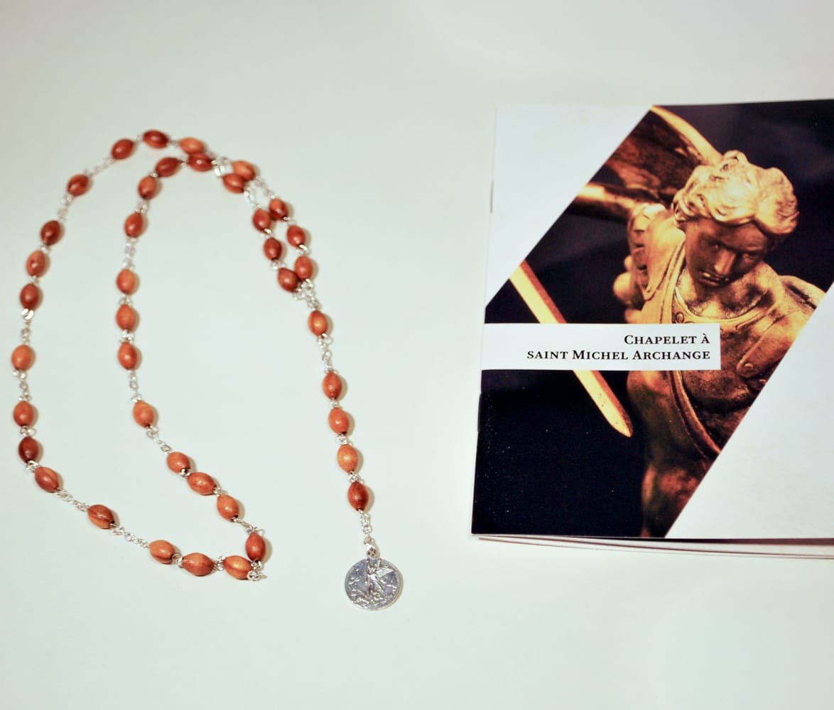 Chapelet de Saint Michel Archange avec livret de prière français/latin – Image 2
